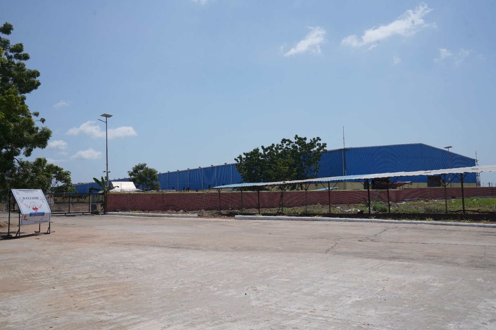 TRBL plant entrance and driveway