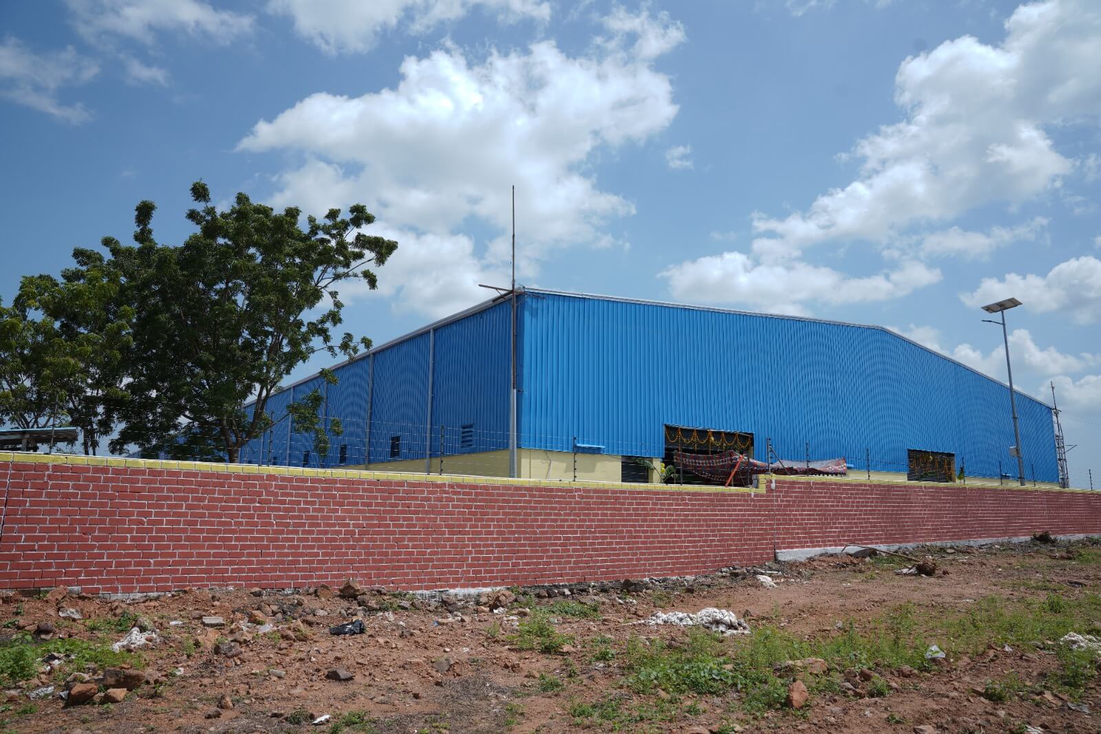 TRBL manufacturing shed perimeter view